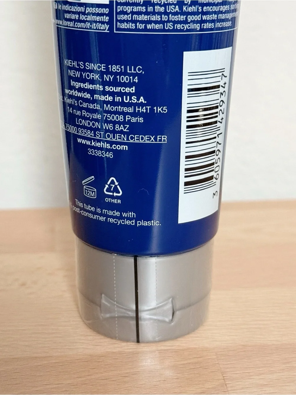 Kiehl's Facial Fuel Energizing Scrub Skin Buffer For Men 5 oz / 150 ml Sealed